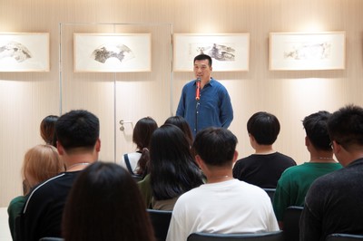 筆墨流芳，藝韻傳情——張子健作品展在圖書館隆重開幕暨文化交流活動(dòng)紀(jì)實(shí)